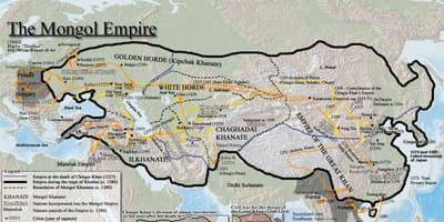 Kimongolia historia ya ramani