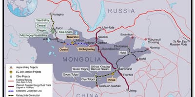 Kimongolia reli ya ramani